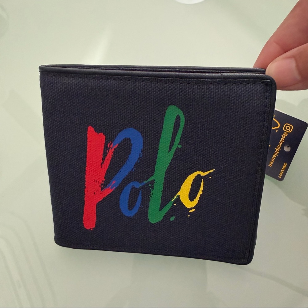 New Polo Ralph Lauren Denim Wallet